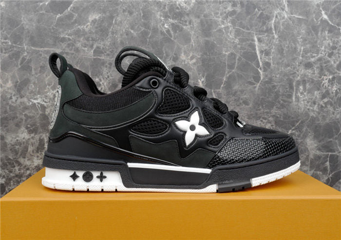 LV SKATE SNEAKER BLACK WHITE