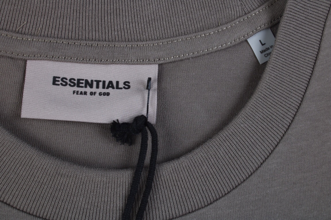 Fear of God Essentials Logo T-Shirt - Taupe