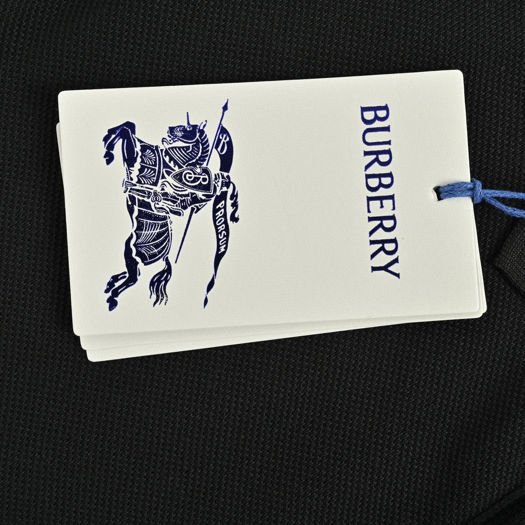 Burberry Stripe Cuff Polo Shirt
