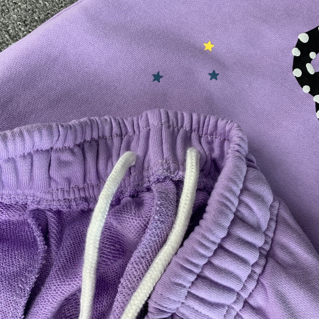 SP5DER ACAI SWEATPANTS PURPLE