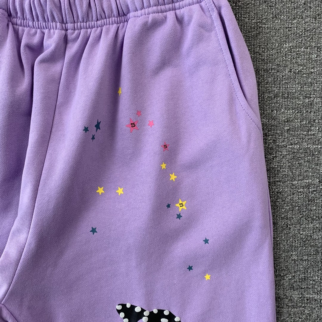 SP5DER ACAI SWEATPANTS PURPLE